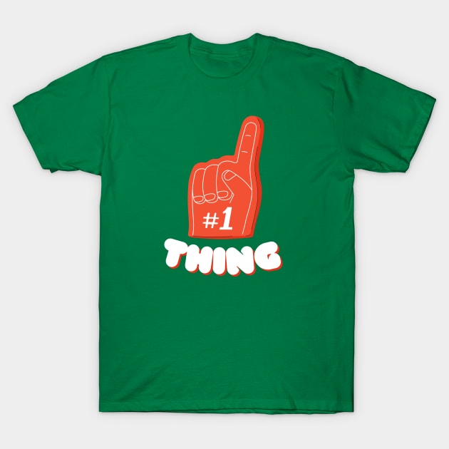 Thing 1 Emblem Green T-Shirt by ibra4work